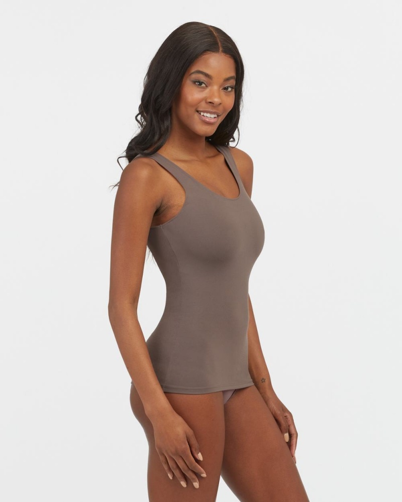 Spanx Socialight Tank Top Grey | 68052-DOEA