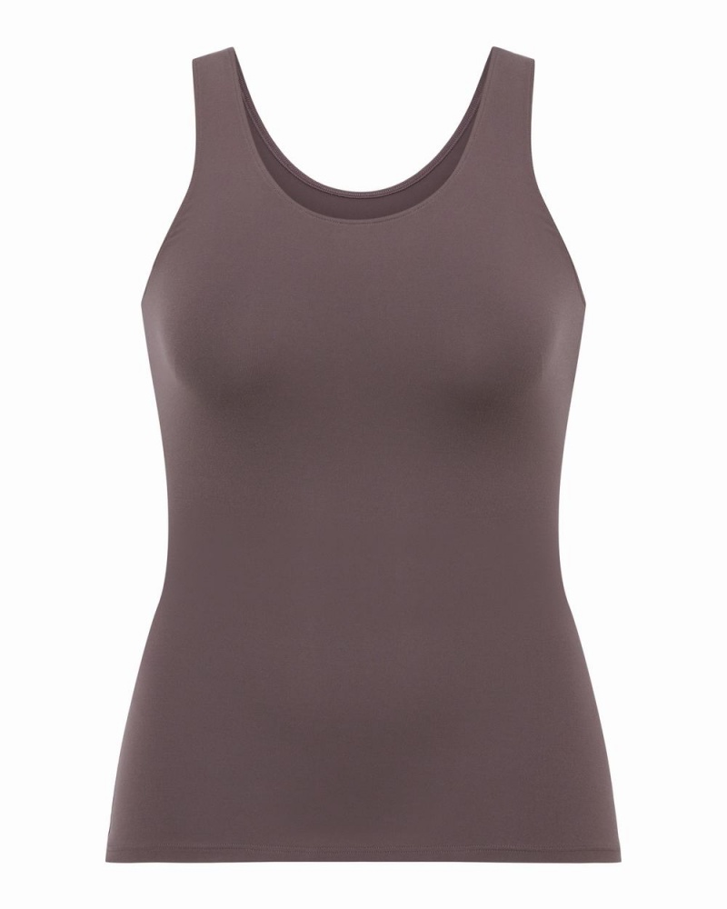 Spanx Socialight Tank Top Grey | 68052-DOEA