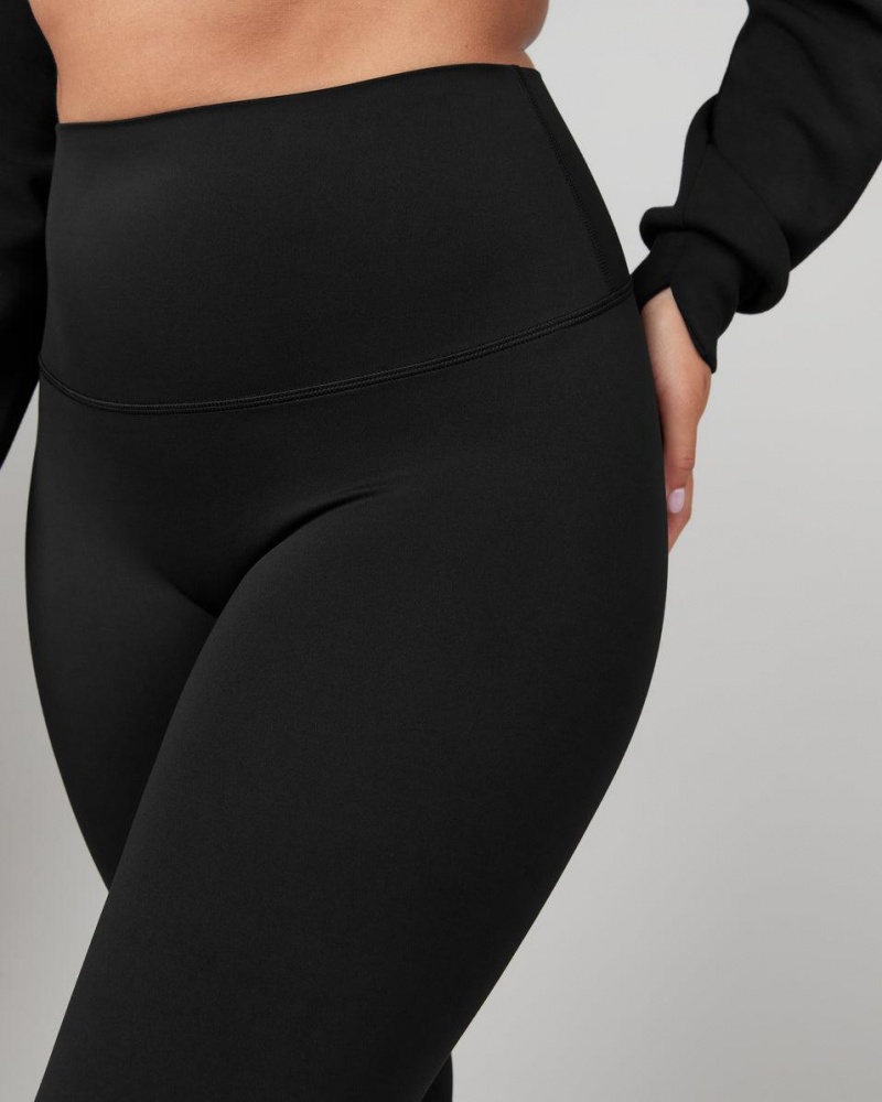 Spanx Soft & Smooth Active Yoga Pants Black | 62891-HJWX