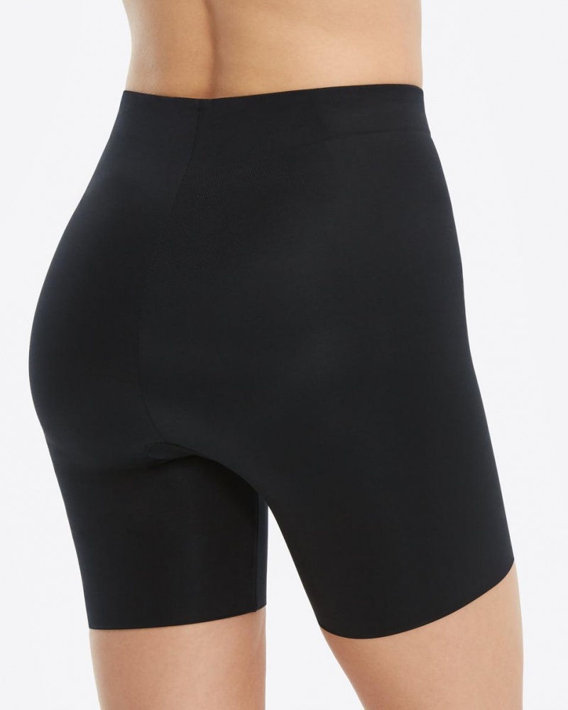 Spanx Suit Your Fancy Booty Booster Mid-Thigh Shorts Black | 32716-VAFK