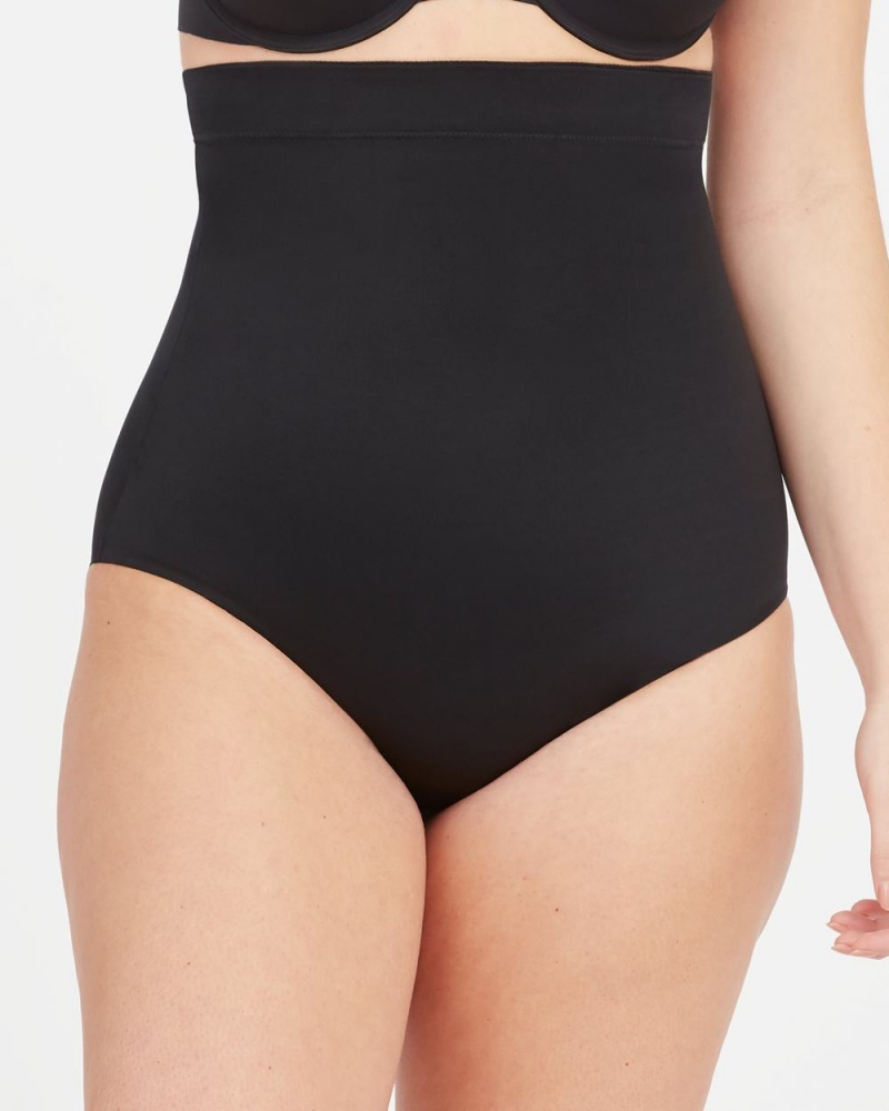 Spanx Suit Your Fancy High-Waisted Panties Black | 08752-DXNT