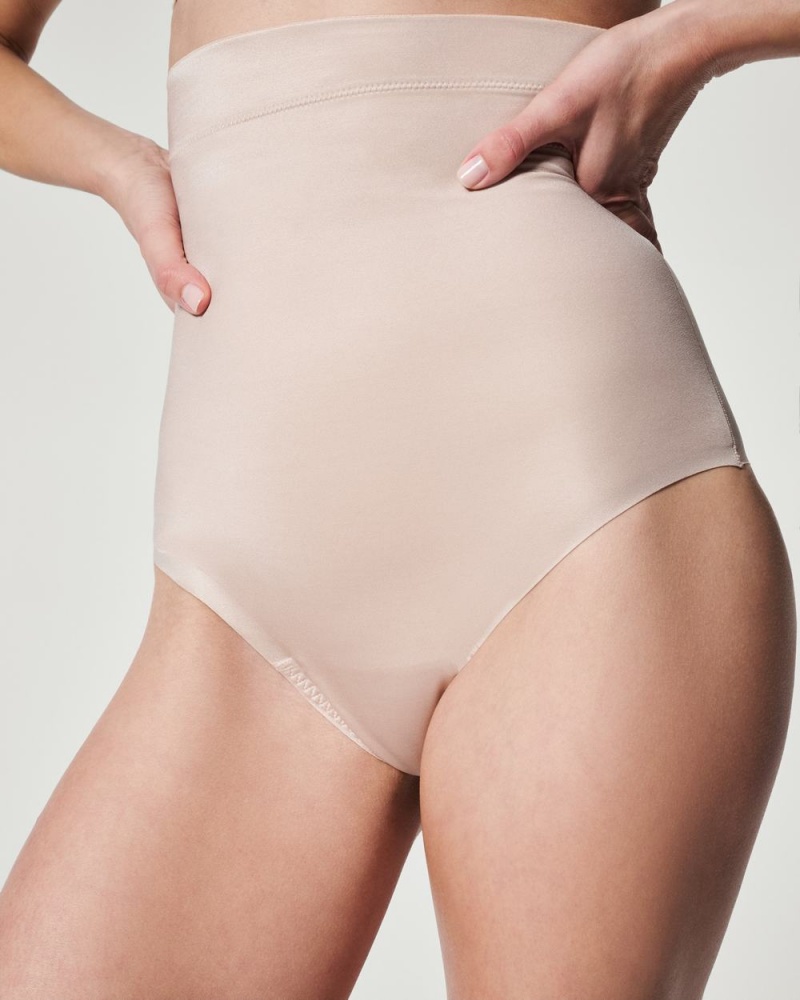 Spanx Suit Your Fancy High-Waisted Panties Beige | 94516-FWBL