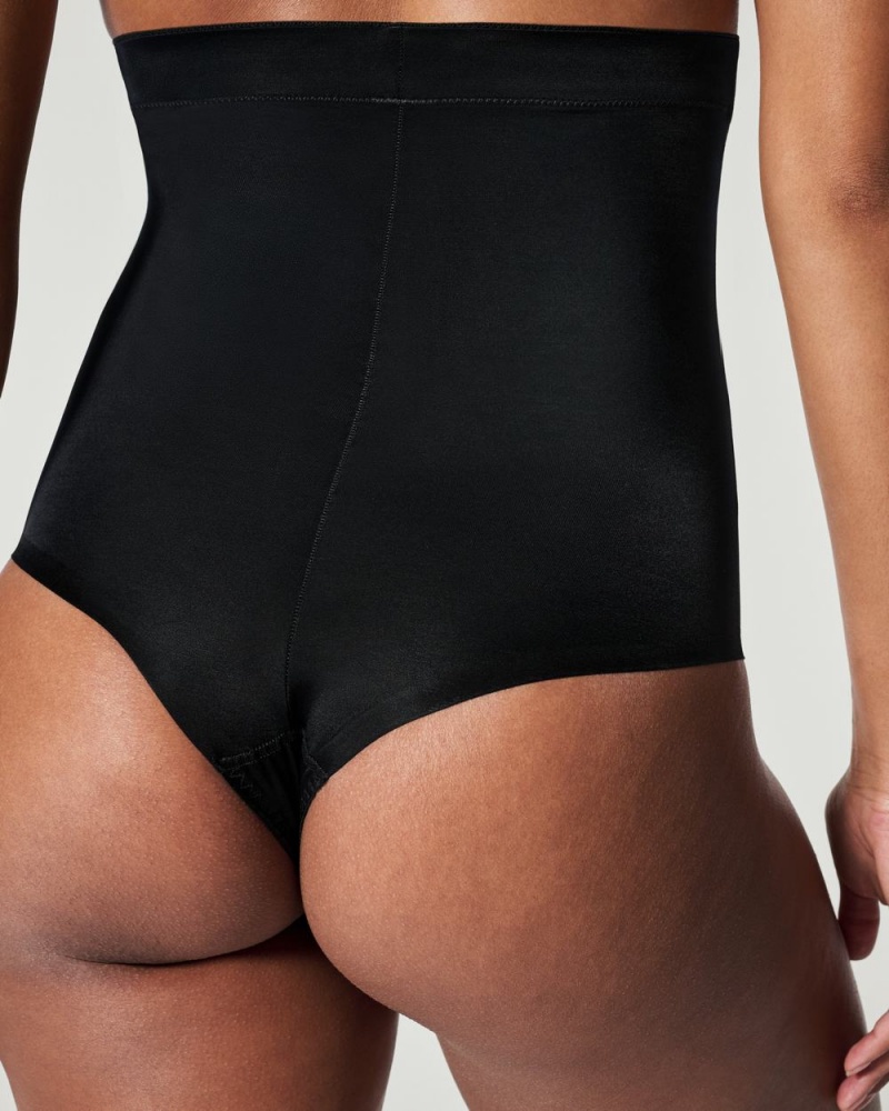 Spanx Suit Your Fancy High-Waisted Panties Black | 73106-NCBY