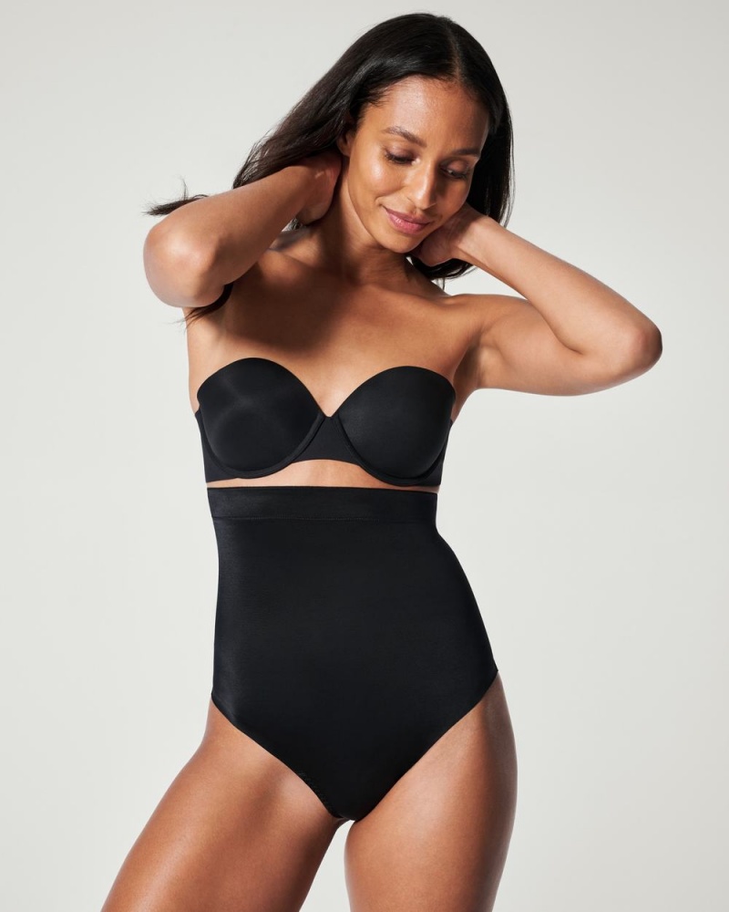 Spanx Suit Your Fancy High-Waisted Panties Black | 73106-NCBY