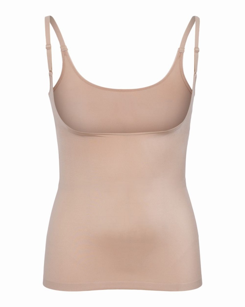 Spanx Suit Your Fancy Open-Bust Cami Beige | 64210-CXNF