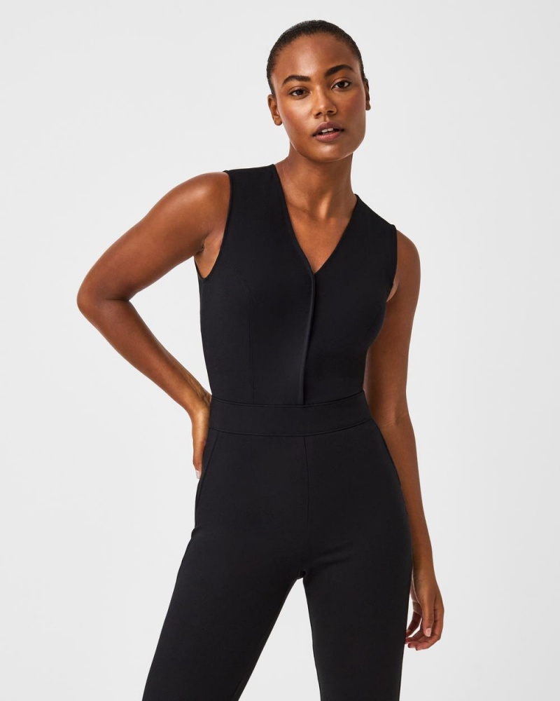 Spanx The Perfect Jumpsuits Black | 26930-XKBZ