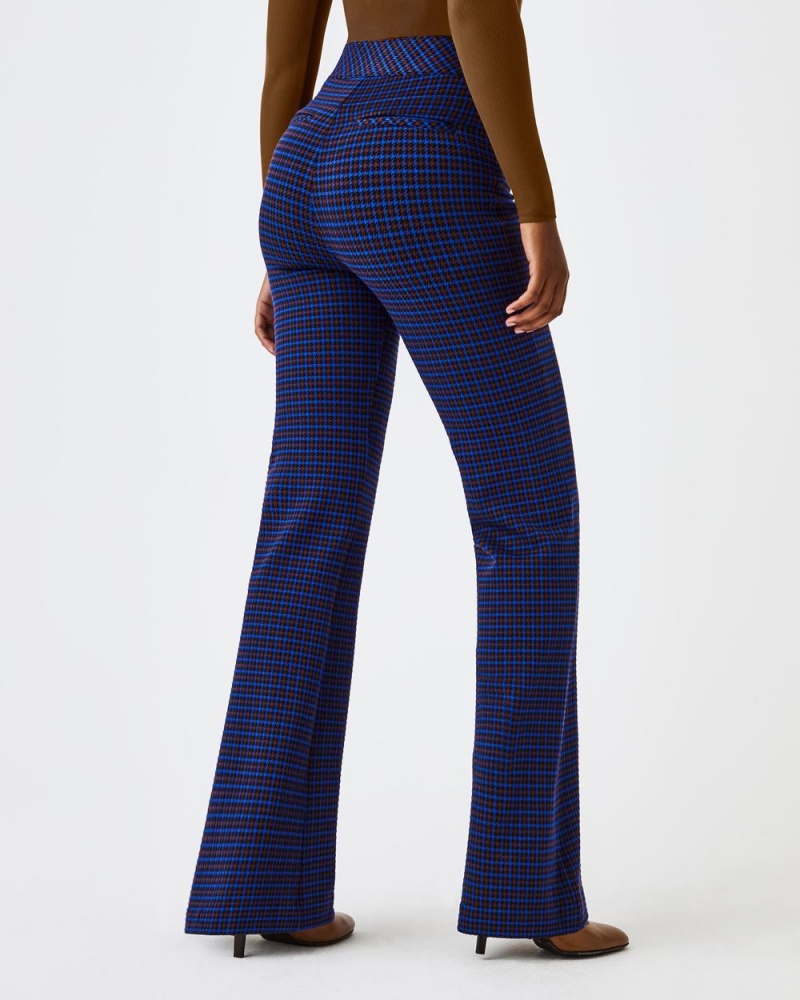 Spanx The Perfect Pant, Hi-Rise Flare Pants Blue / Brown | 02396-VPDF