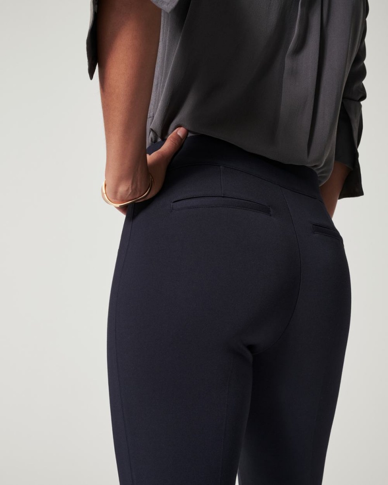 Spanx The Perfect Pant, Slim Straight Pants Navy | 06135-EOHP