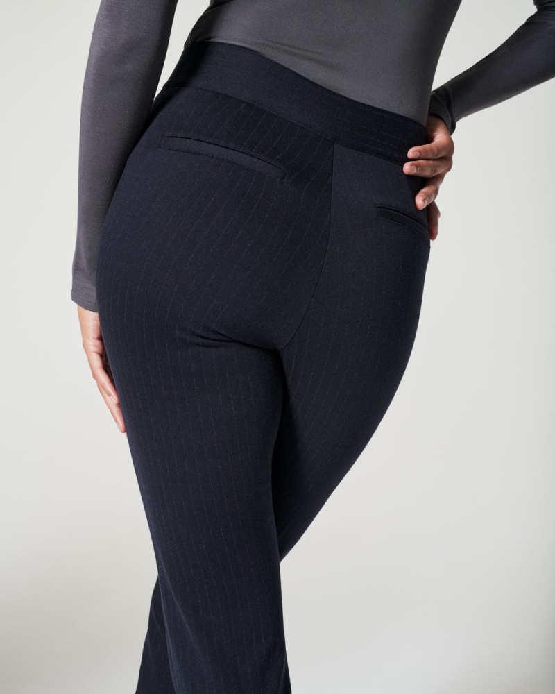 Spanx The Perfect Pant, Slim Straight Pants Navy / Grey | 80613-QYOL