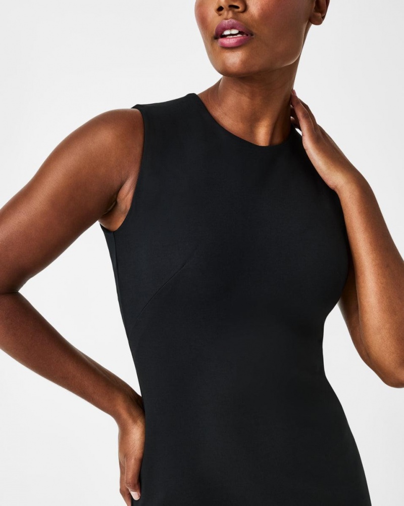 Spanx The Perfect Sheath Dresses Black | 35671-LRPA