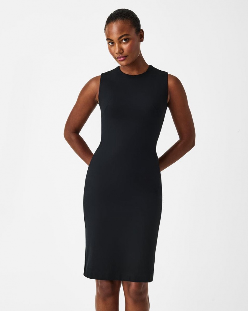 Spanx The Perfect Sheath Dresses Black | 35671-LRPA