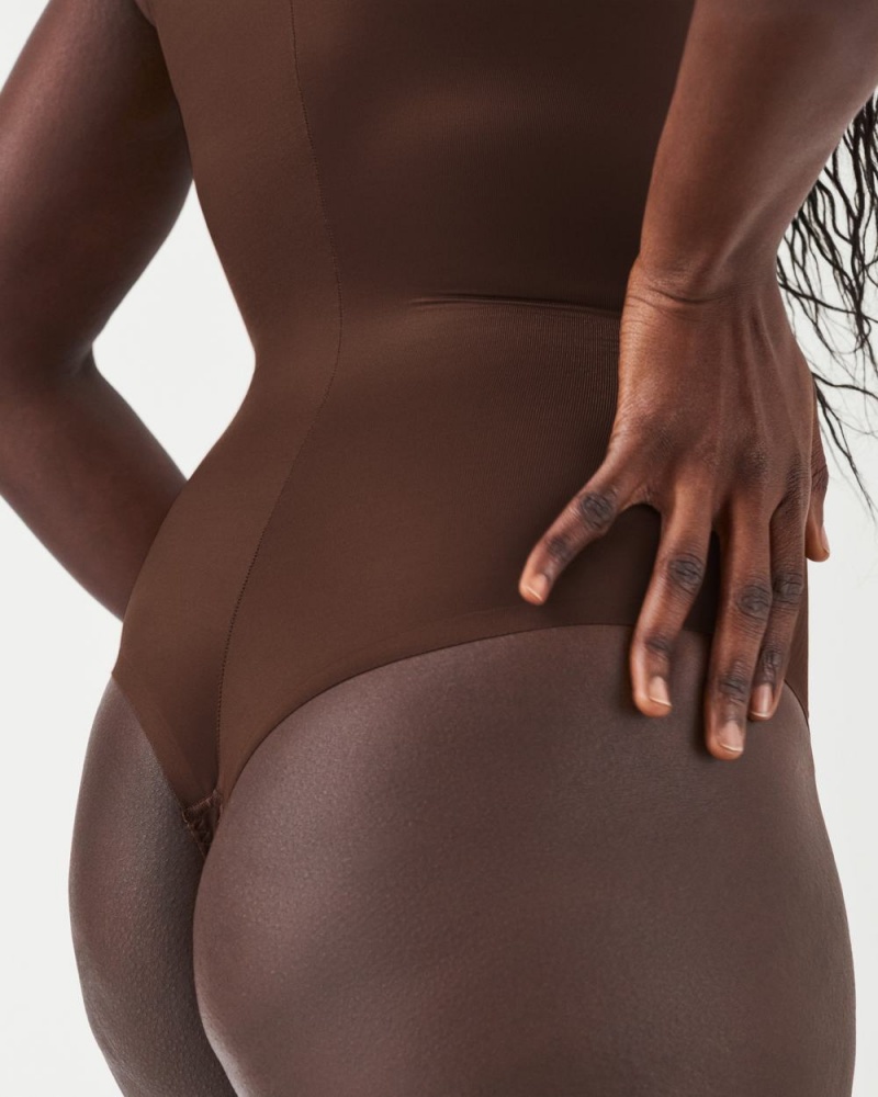 Spanx Thinstincts® 2.0 Cami Thong Bodysuits Brown | 64085-HMLP