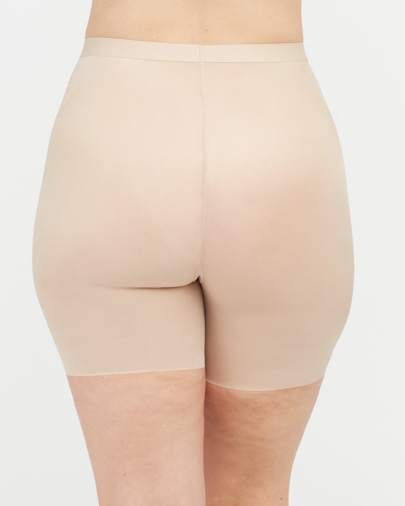 Spanx Thinstincts® 2.0 Girl Shorts Beige | 92043-IEAD