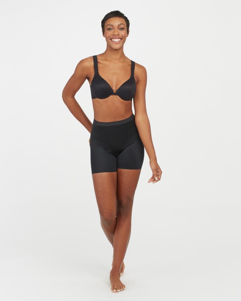 Spanx Thinstincts® 2.0 Girl Shorts Black | 64953-VBLI