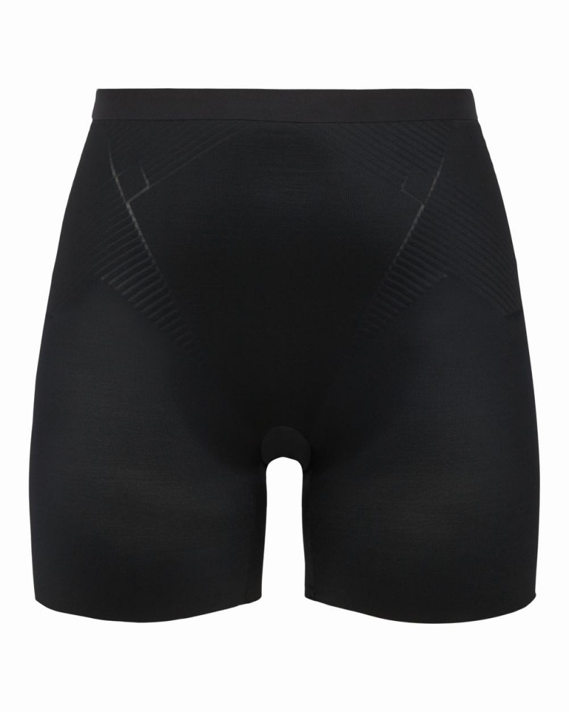 Spanx Thinstincts® 2.0 Girl Shorts Black | 64953-VBLI