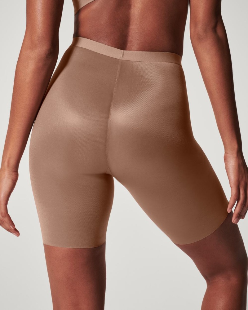 Spanx Thinstincts® 2.0 Mid-Thigh Shorts Cafe Au Lait | 42097-RJKT