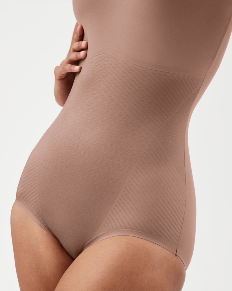 Spanx Thinstincts® 2.0 Tank Panty Bodysuits Cafe Au Lait | 43970-MHVF