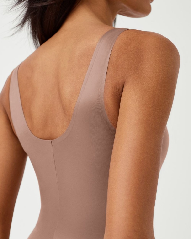 Spanx Thinstincts® 2.0 Tank Panty Bodysuits Cafe Au Lait | 43970-MHVF