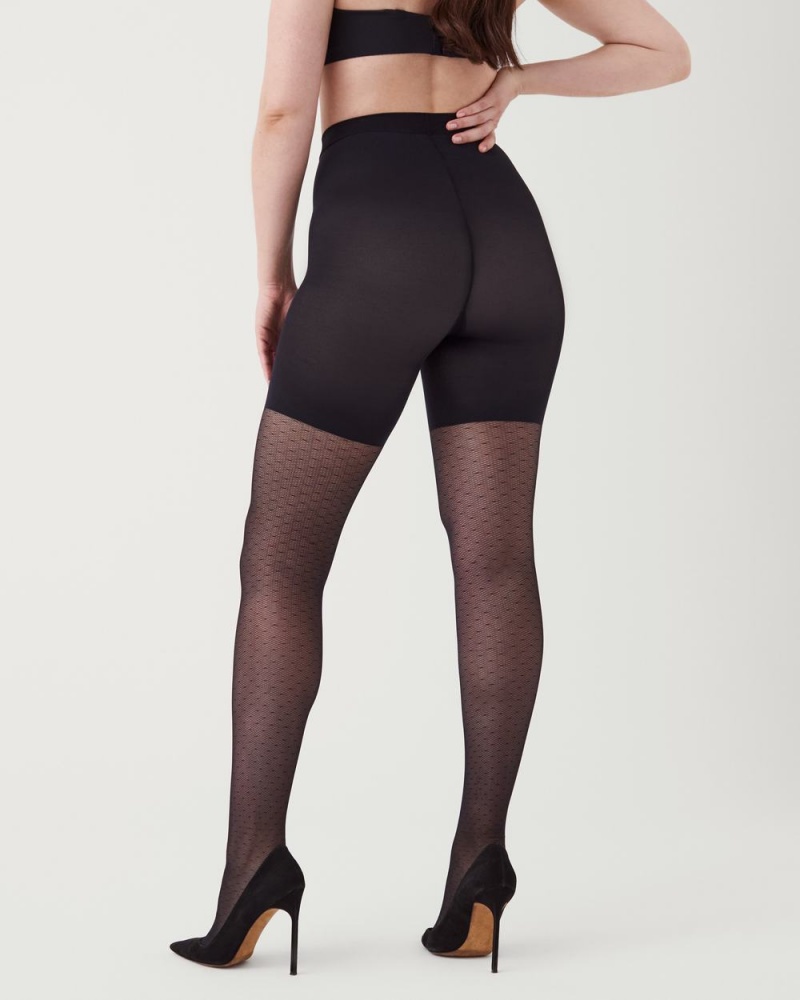 Spanx Tight-End Tights® Stockings Black | 38704-GUWV