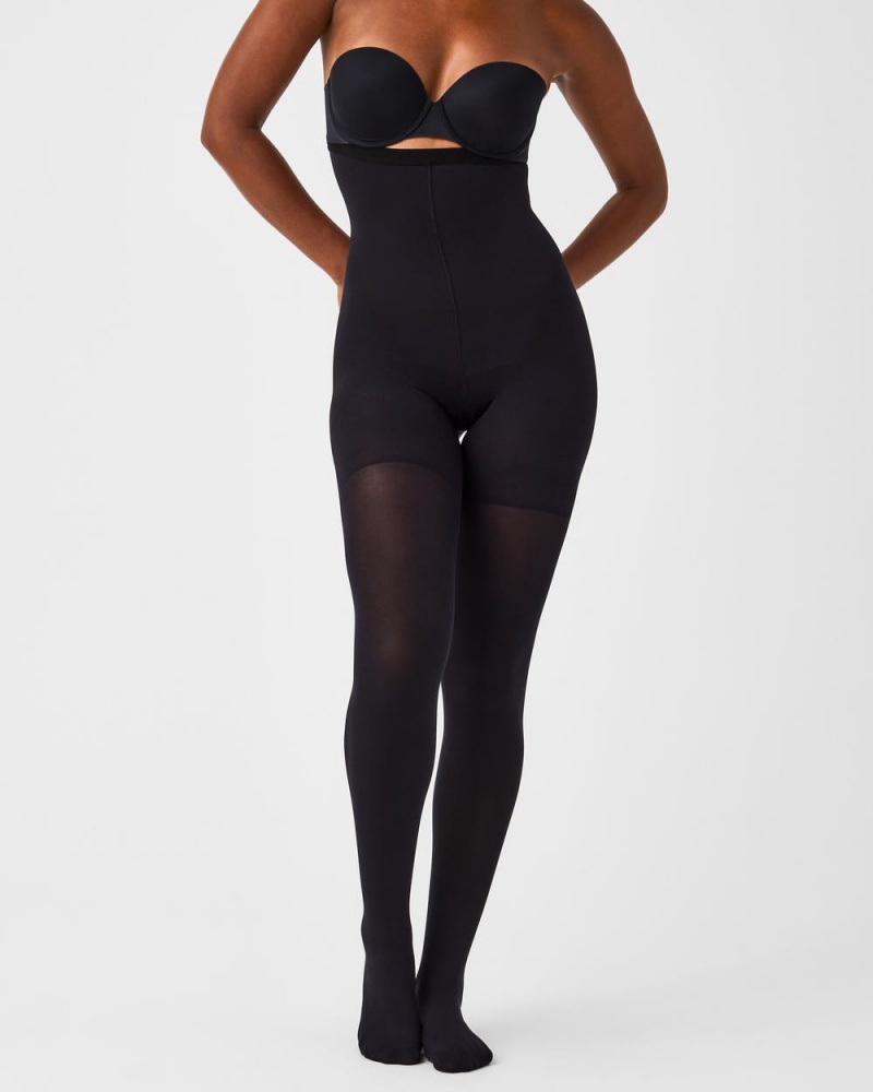 Spanx Tight-End Tights® Stockings Black | 43605-EDNT