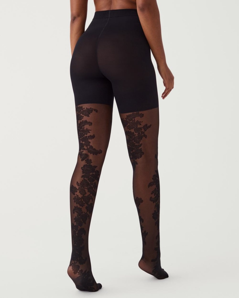 Spanx Tight-End Tights® Stockings Black | 41278-ROLJ