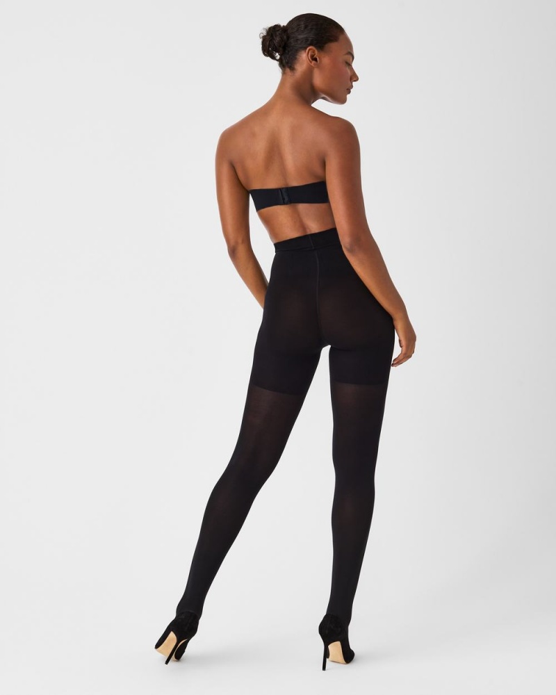 Spanx Tight-End Tights® Stockings Black | 82597-TGAI