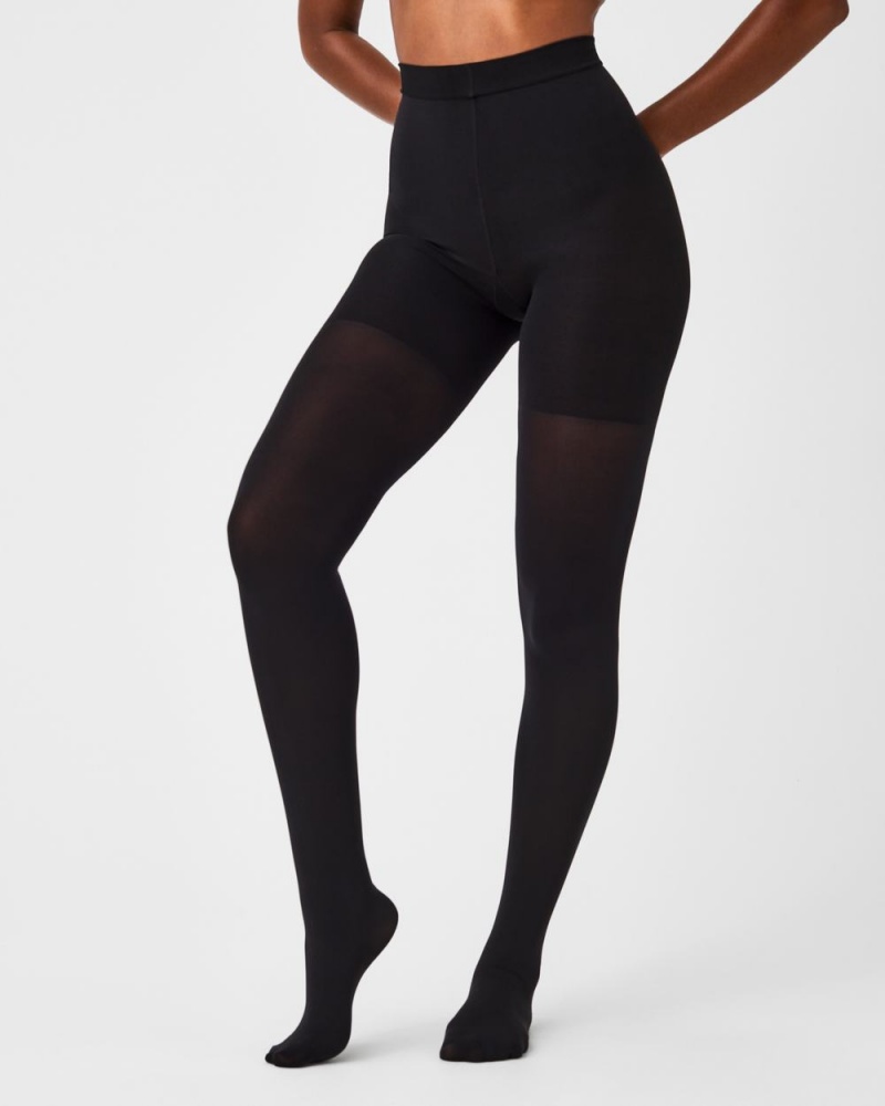 Spanx Tight-End Tights® Stockings Black | 82597-TGAI