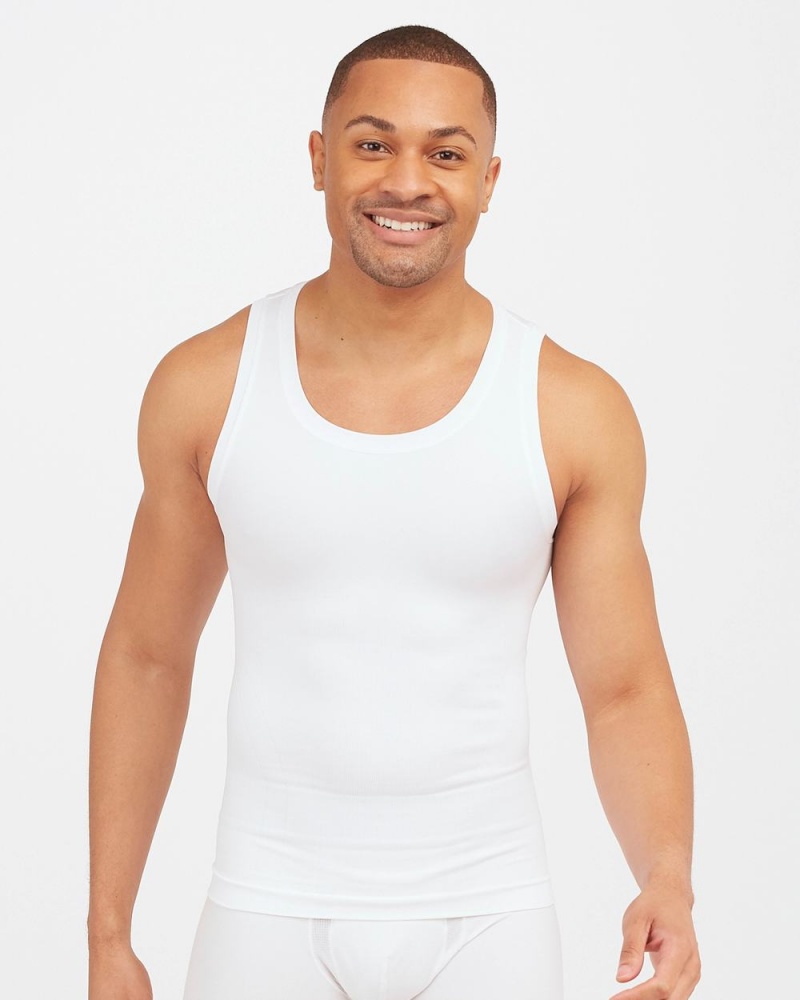 Spanx Ultra Sculpt Seamless Tank White | 83054-DRMT