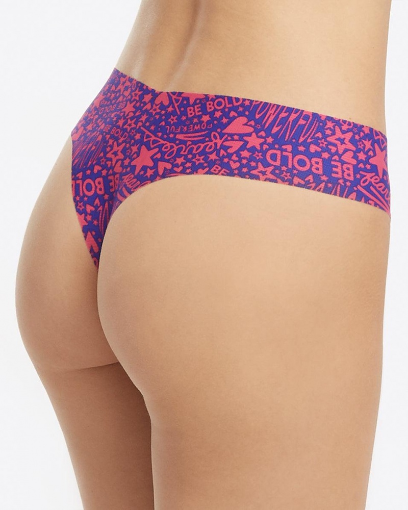 Spanx Under Statements® Thong Blue/Rose | 46078-SWGH