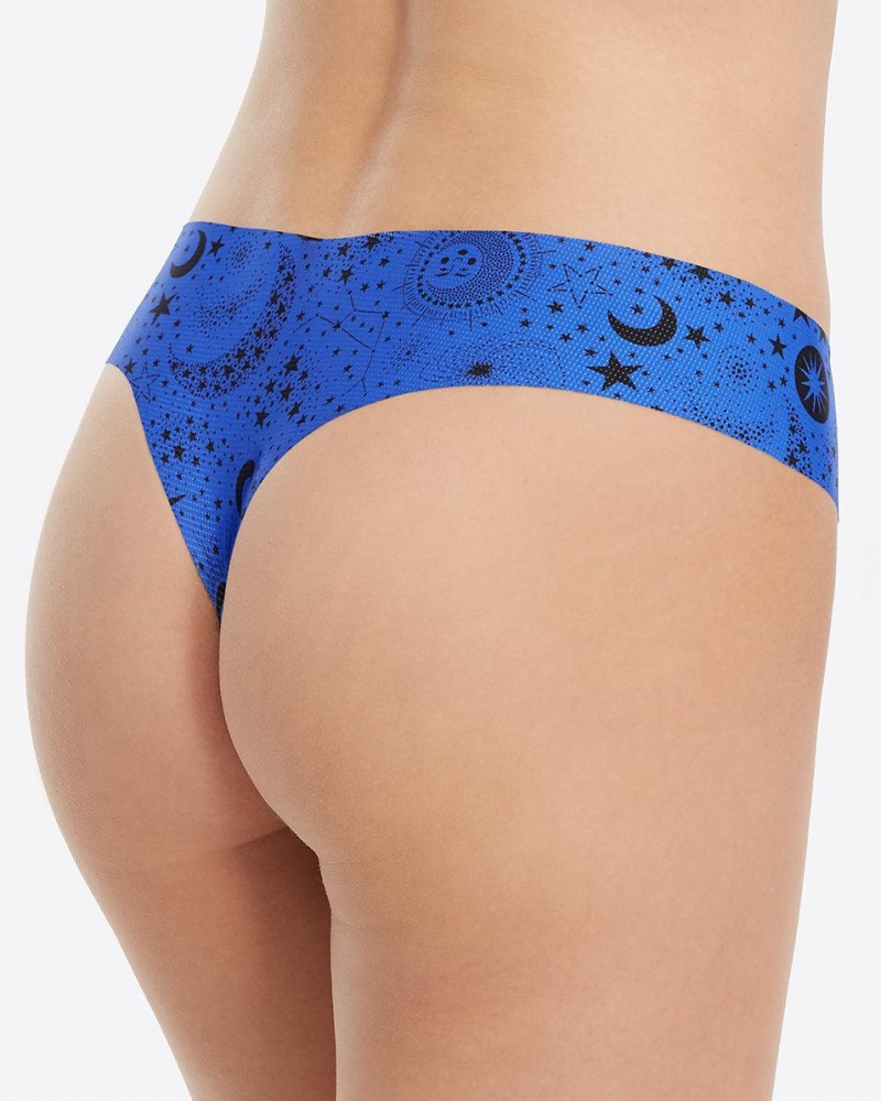 Spanx Under Statements® Thong Blue | 80951-OYLH