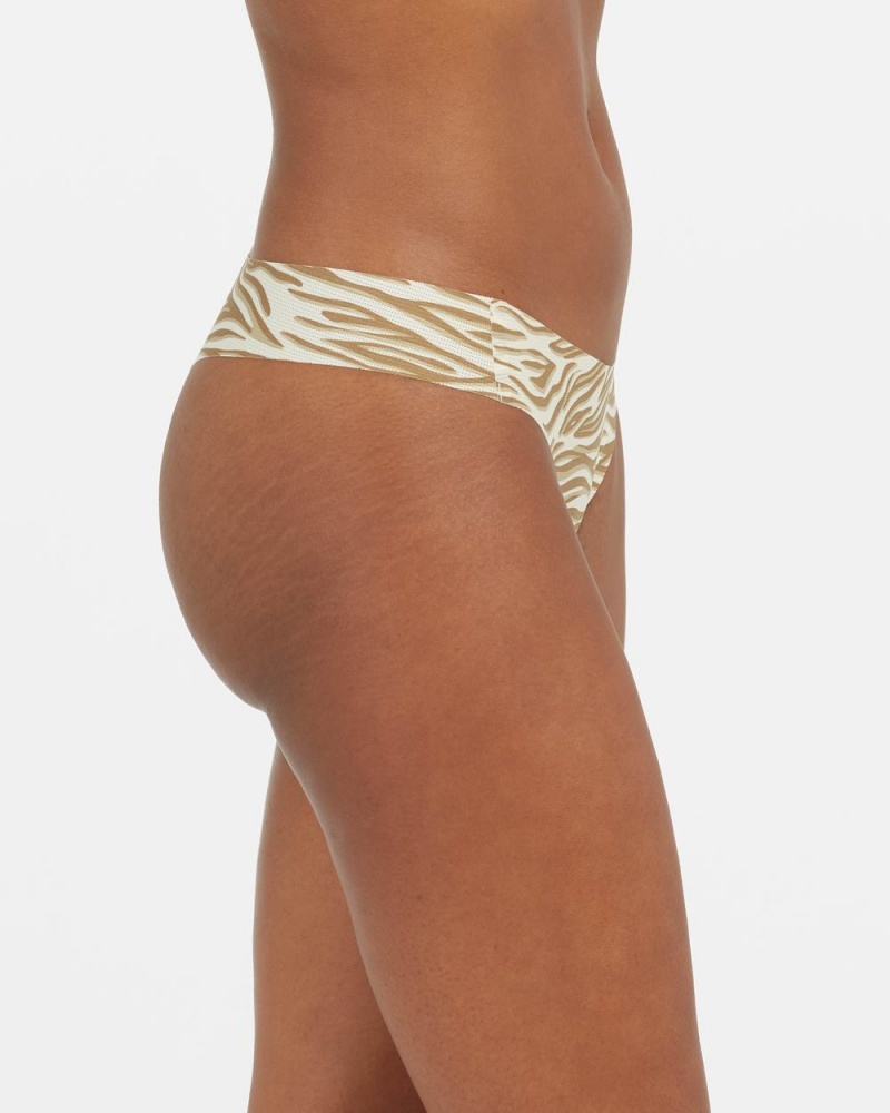 Spanx Under Statements® Thong Desert Zebra | 63490-VRIF