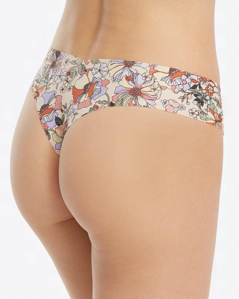 Spanx Under Statements® Thong Flower | 34072-JYVQ