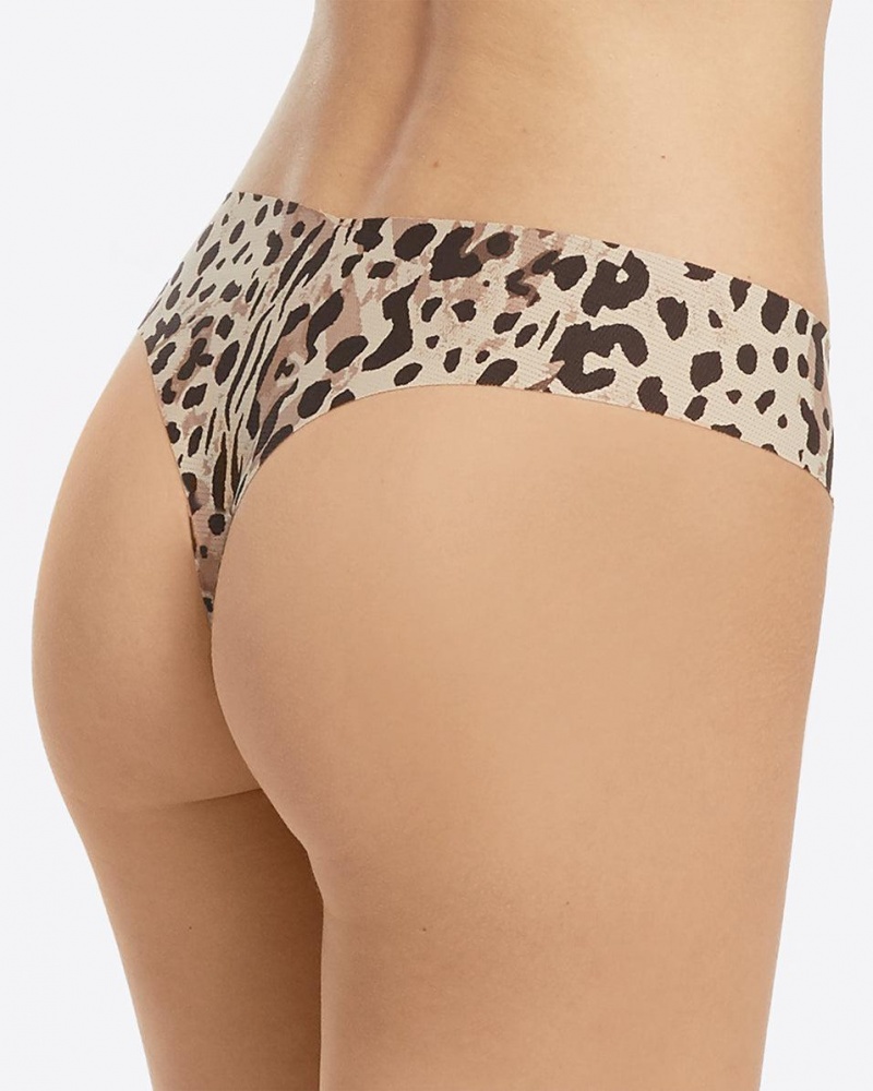 Spanx Under Statements® Thong Leopard | 58042-TCZM