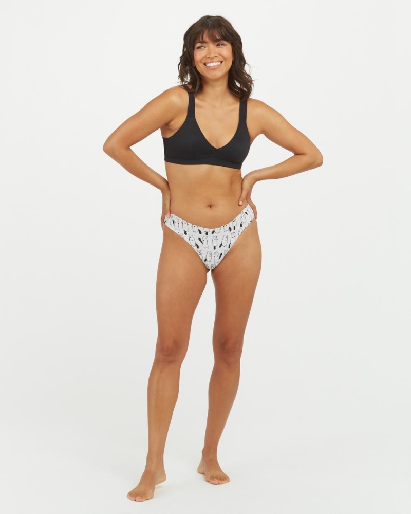 Spanx Under Statements® Thong White | 35489-AVDF