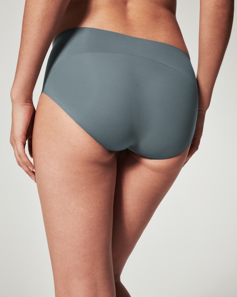 Spanx Undie-tectable® Panties Blue Grey | 38176-XQZM