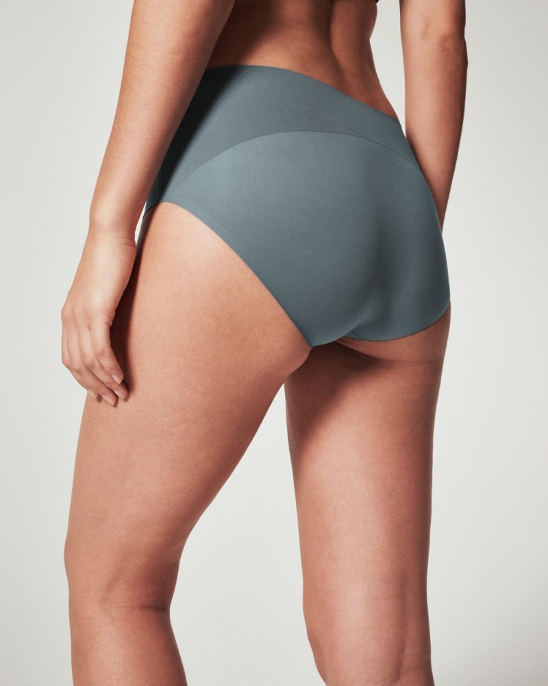 Spanx Undie-tectable® Panties Blue Grey | 38176-XQZM