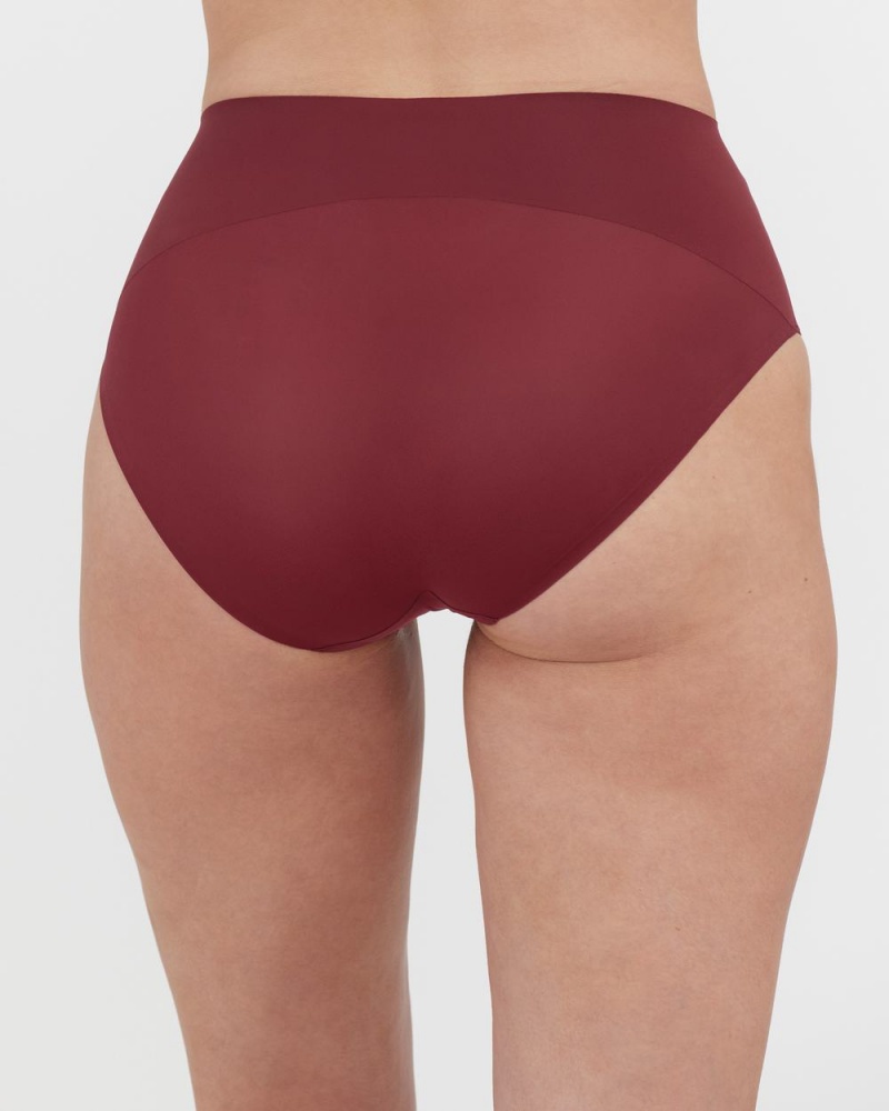 Spanx Undie-tectable® Panties Burgundy | 50362-ONRI