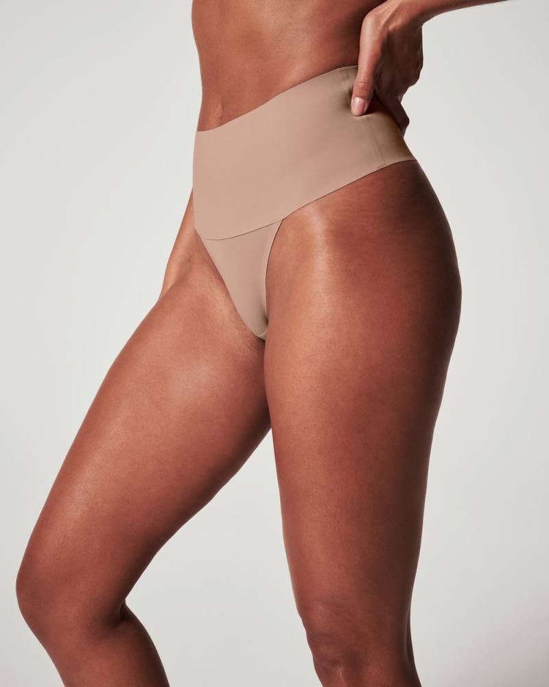 Spanx Undie-tectable® Panties Cafe Au Lait | 14206-CIDS