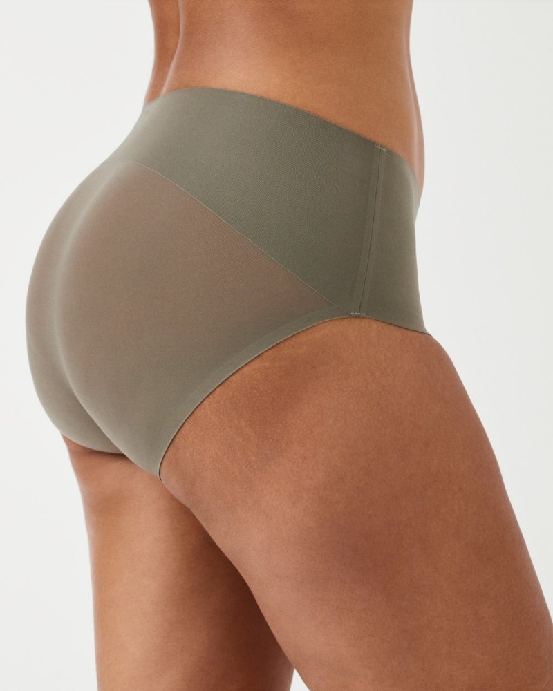 Spanx Undie-tectable® Panties Olive | 75283-WTCO