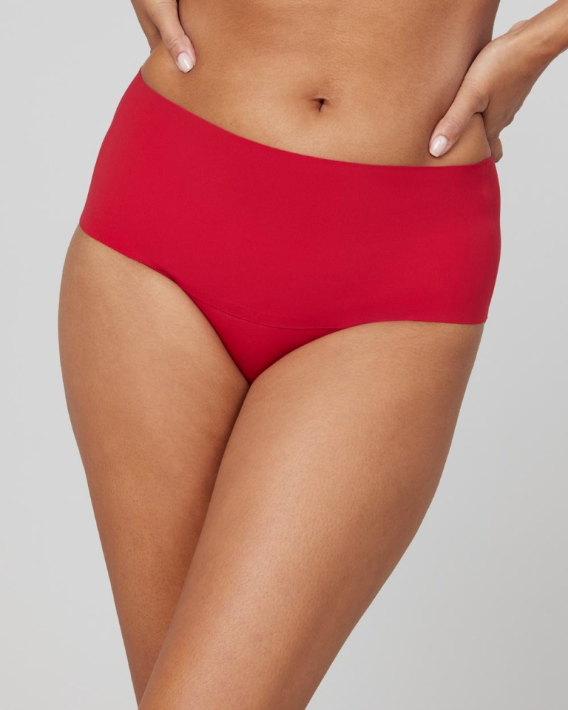 Spanx Undie-tectable® Panties Red | 02513-MUCJ