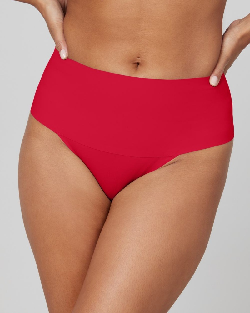 Spanx Undie-tectable® Panties Red | 09873-HVGR